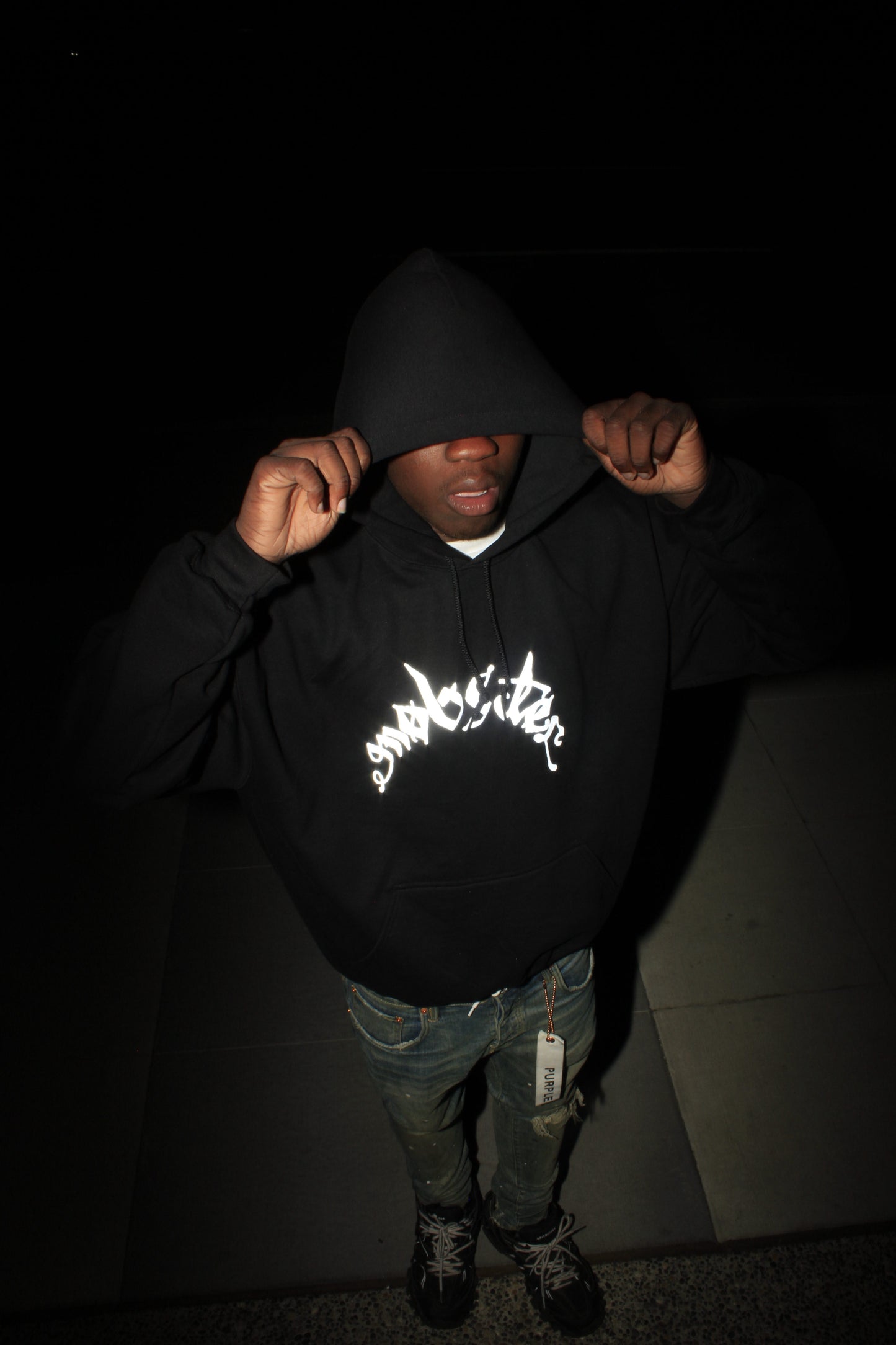 Reflective Mobster Hoodie