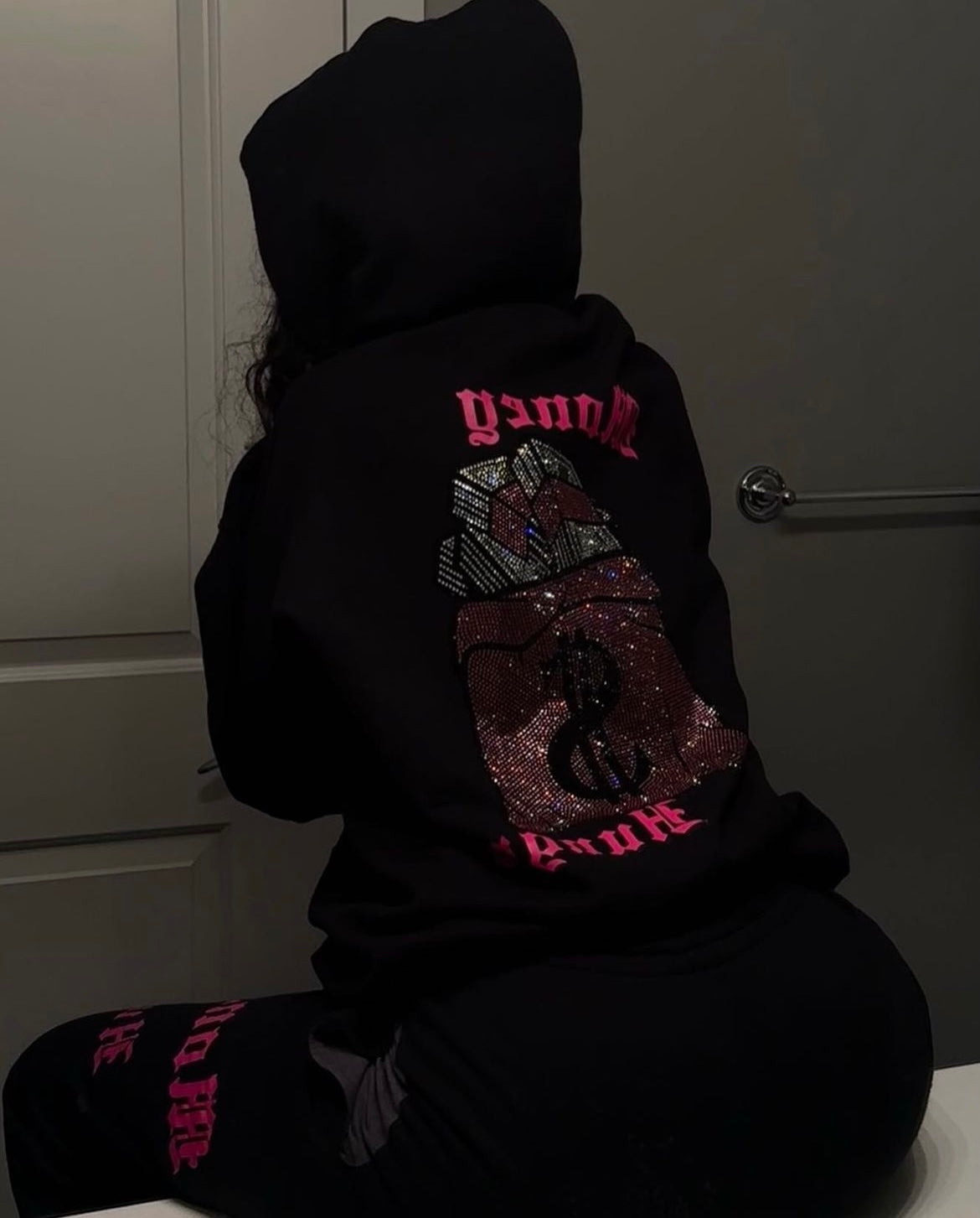 Pink Money Hungry Nation Hoodie