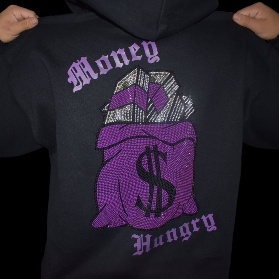 Violet Money Hungry Nation Hoodie