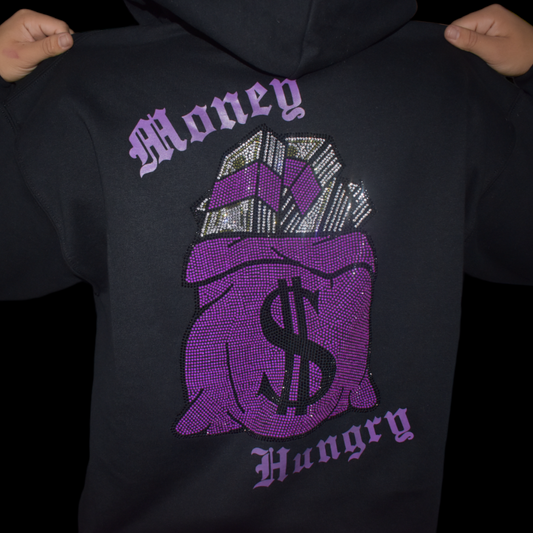 Violet Money Hungry Nation Hoodie