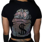 White Money Hungry Baby Tee