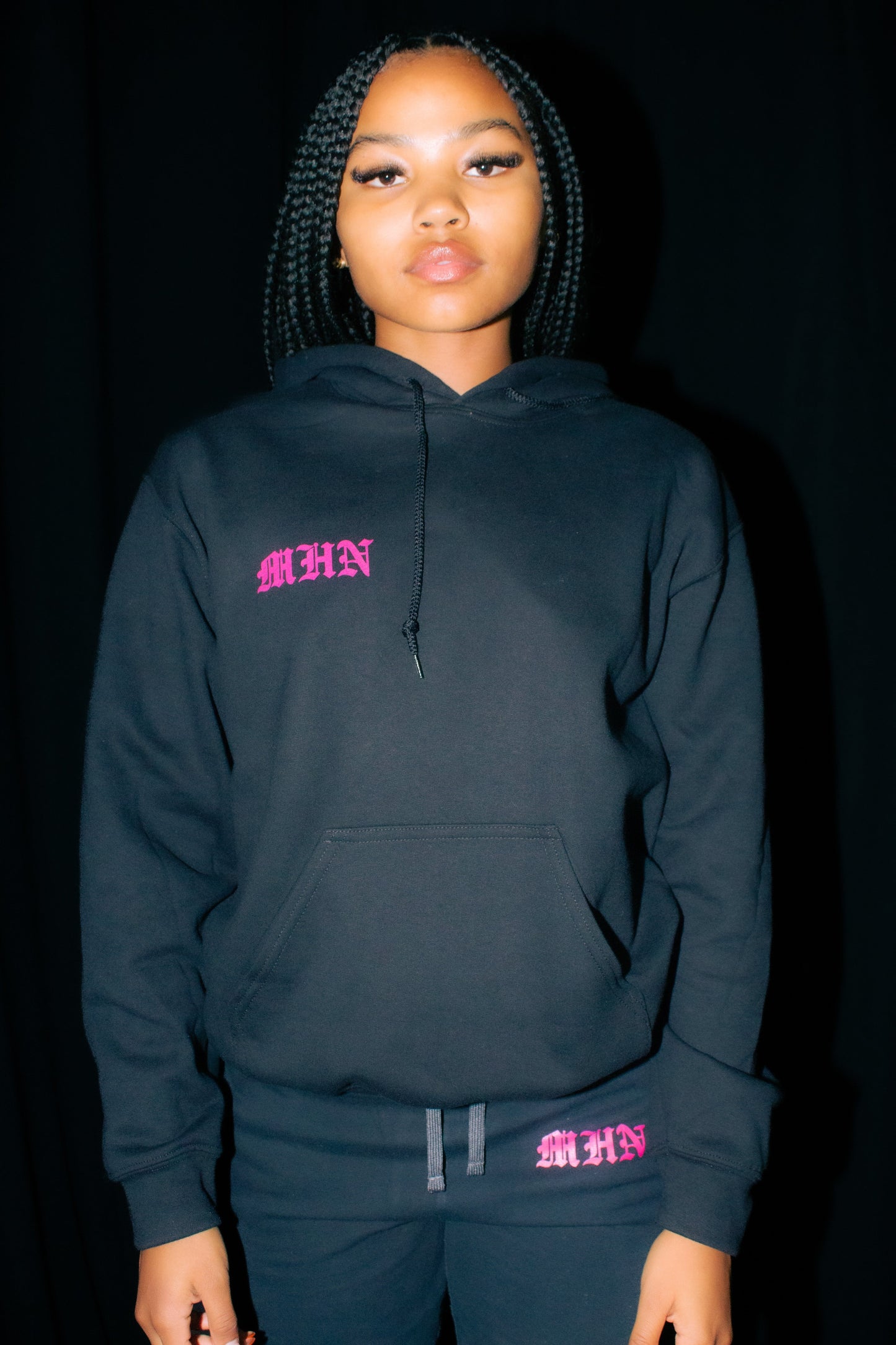 Pink Money Hungry Nation Hoodie