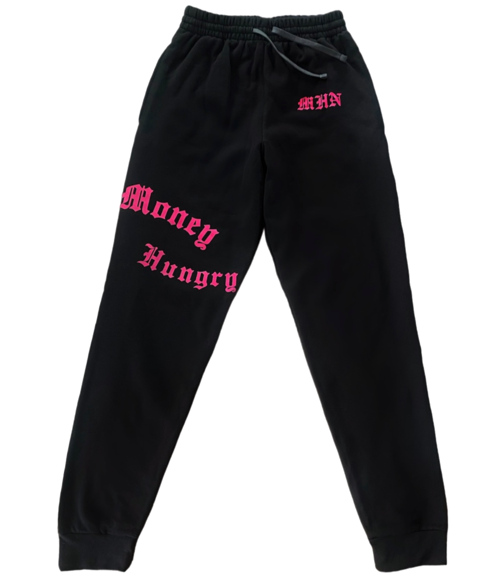 Pink Money Hungry Sweats