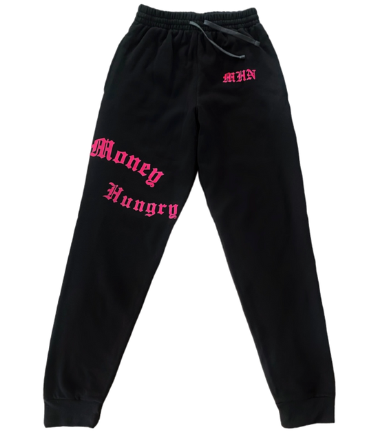 Pink Money Hungry Sweats