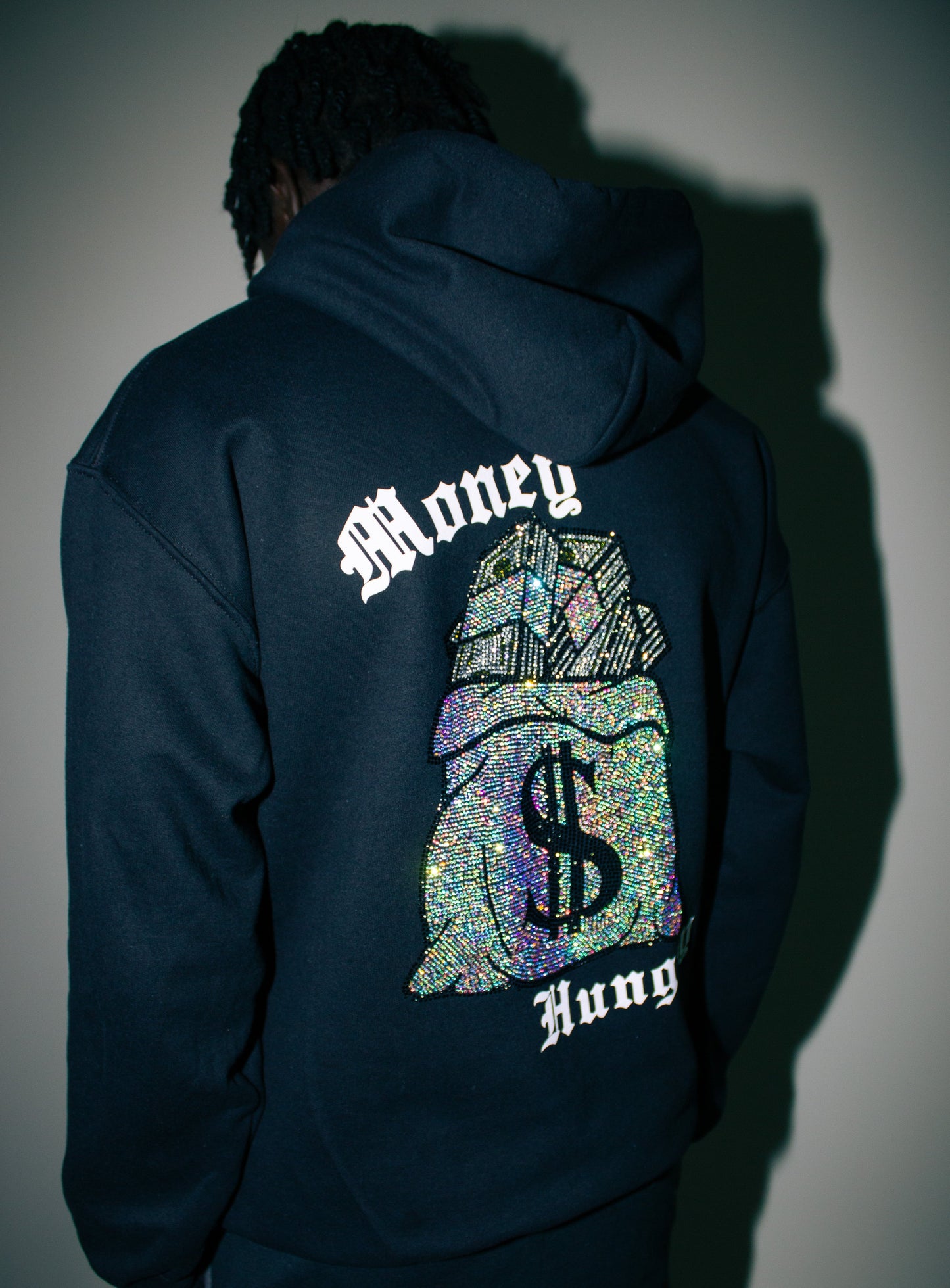 White Money Hungry Nation Hoodie