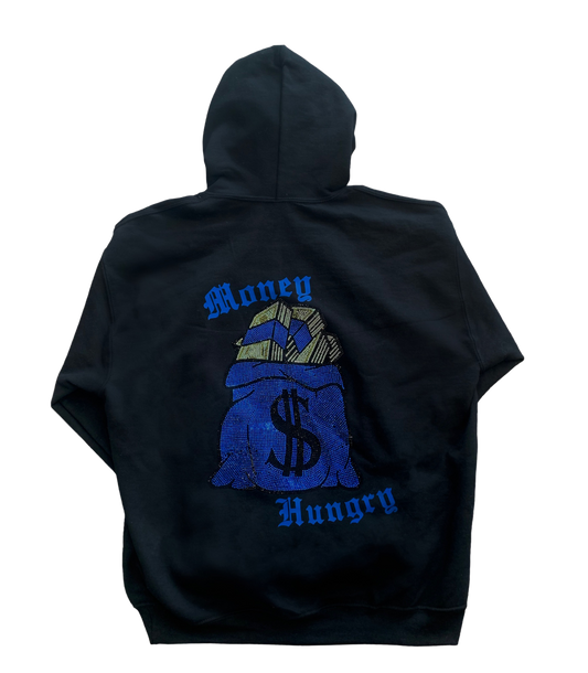 Blue Money Hungry Nation Hoodie