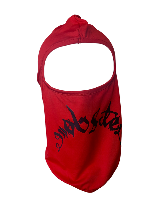 Red Balaclava Ski Mask