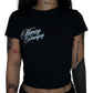 White Money Hungry Baby Tee