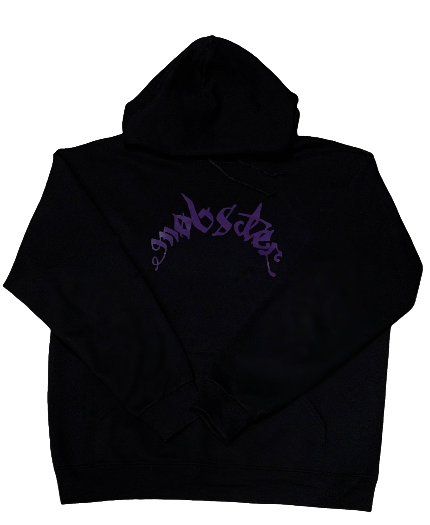 Purple On Black Hoodie