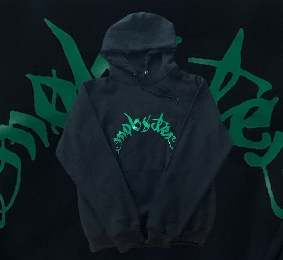 Green & Black Mobster Hoodie