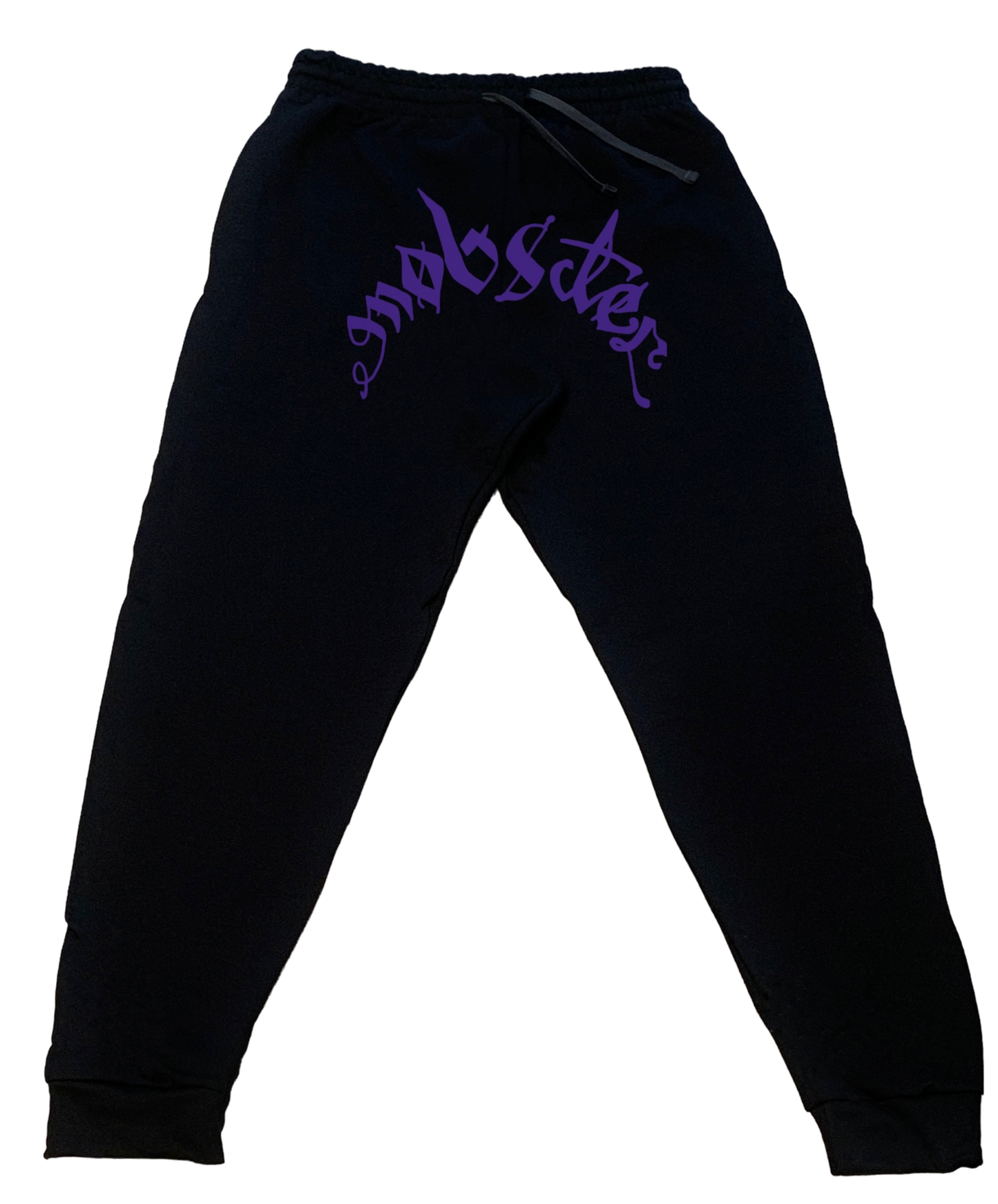 Purple On Black Sweats